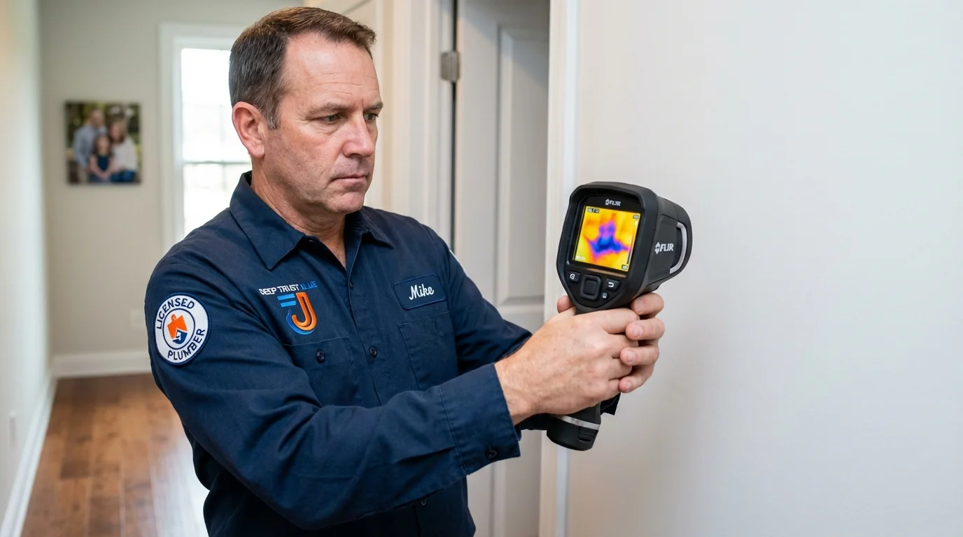 Thermal imaging leak detection by Johns Plumbing LLC in Walden